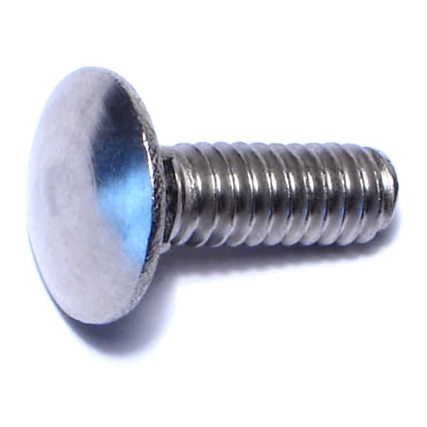 Midwest Fastener Carriage Bolt, Square Neck, 20 (Coarse), 3/4 in L, 18-8 Stainless Steel, 50 PK 50586 - main